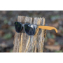 GRS zonnebril van gerecycled pc-plastic met FSC®-kurk, zwart