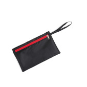 Dubbel compartiment zakje, waarvan één  waterdicht Black / Red / Cool Grey One Size