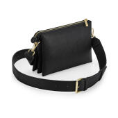 Boutique Soft Cross Body Bag - Black - One Size