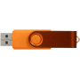 Rotate metallic USB - Oranje - 8GB