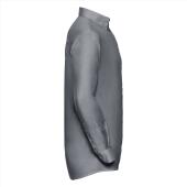 RUS Men LSL Clas. Oxford Shirt, Silver, L