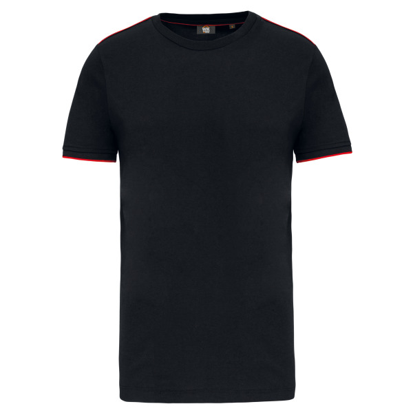 T-shirt Day To Day korte mouwen Black / Red 3XL