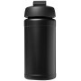 Baseline® Plus 500 ml sportfles met flipcapdeksel - Zwart