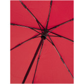 Bo 21" hopfällbart automatiskt paraply i återvunnen PET - Röd