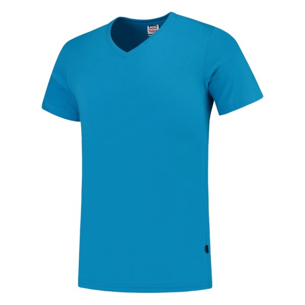 T-shirt V Hals Fitted 101005 Turquoise 3XL