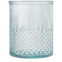Estrel recycled glass tealight holder - Transparent clear