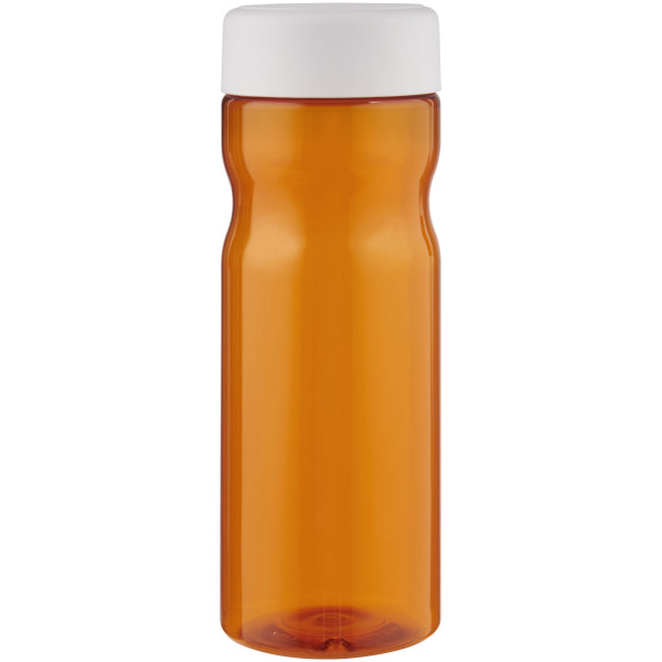 H2O Active® Base 650 ml screw cap water bottle - Orange/White