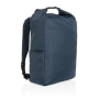 Impact AWARE™ RPET lichtgewicht rolltop rugzak, donkerblauw