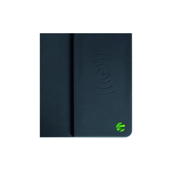 2167 | Foldable Wireless Charging Mouse Pad - Zwart