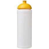 Baseline® Plus grip 750 ml sportflaska med kupollock - Vit/Gul