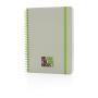 Deluxe A5 spiraal notitieboek, groen