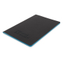 Softcover PU notebook with coloured edge, blue