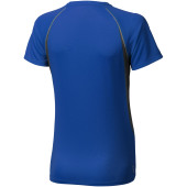 Quebec cool fit dames t-shirt met korte mouwen - Blauw/Antraciet - S