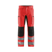 High Vis Rood/Zwart
