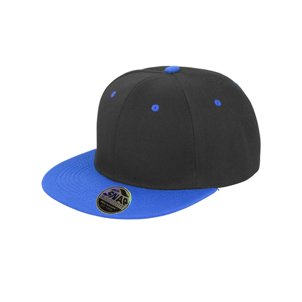Bronx Original Flat Pzak Dual Cap - Black/Azure - One Size