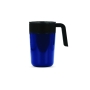 Dubbelwandige koffie mok 400ml - Donker Blauw