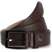 Klassieke, regelbare riem met een afgeronde boord Black M/L