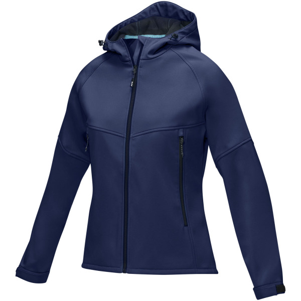 Coltan women’s GRS recycled softshell jacket - Navy - XXL