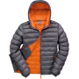 Mens Snow Bird Hooded Jacket Grey / Orange S