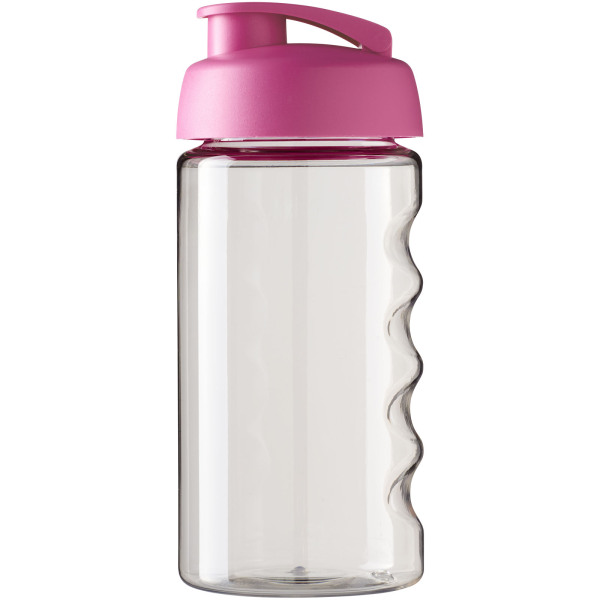 H2O Active® Bop 500 ml flip lid sport bottle - Transparent/Pink