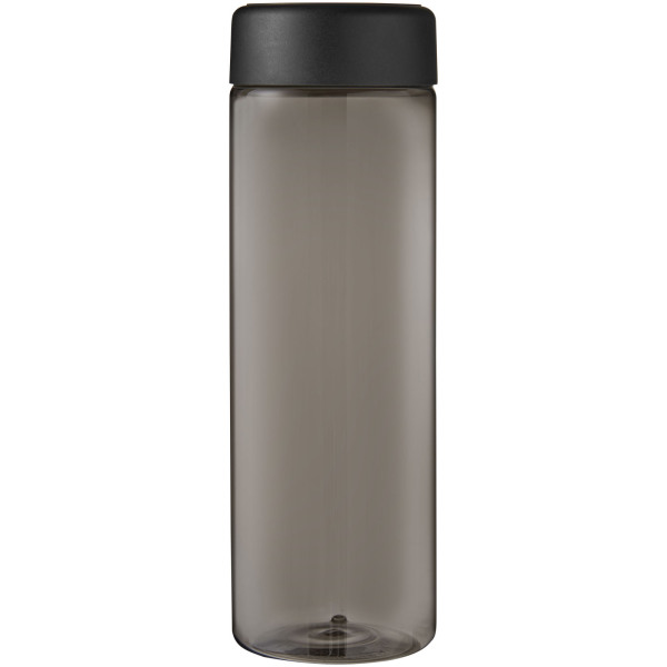H2O Active® Vibe 850 ml screw cap water bottle - Charcoal/Solid black