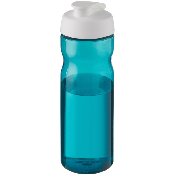 H2O Active® Base 650 ml sportfles met flipcapdeksel - Aqua/Wit
