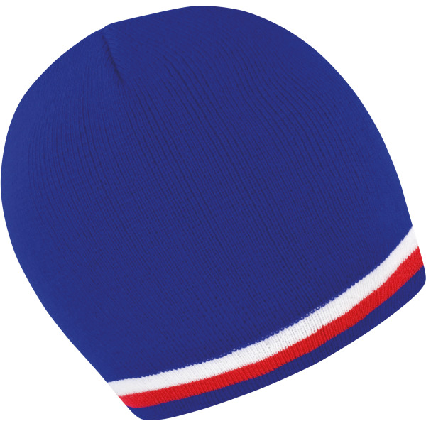 National Beanie Royal Blue / White / Red One Size