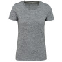 Vintage dames-t-shirt met korte mouwen Slub Grey Heather XS