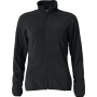Basic micro fleece jacket ladies zwart xs