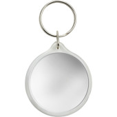 Plastic sleutelhanger 'rond' excl papier Plastic sleutelhanger 'rond' excl papier