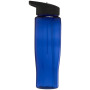 H2O Active® Tempo 700 ml sportfles met fliptuitdeksel - Blauw/Zwart