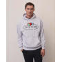 Vintage Hooded Sweat Classic Large Logo Print - White - S