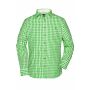 Men's Traditional Shirt - green/white - S