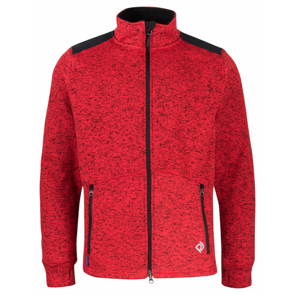 3318 Fleece jacket red XXL