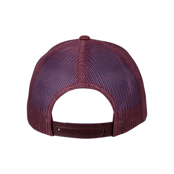 Pet Retro Trucker Colored Front MAROON / WHITE One Size