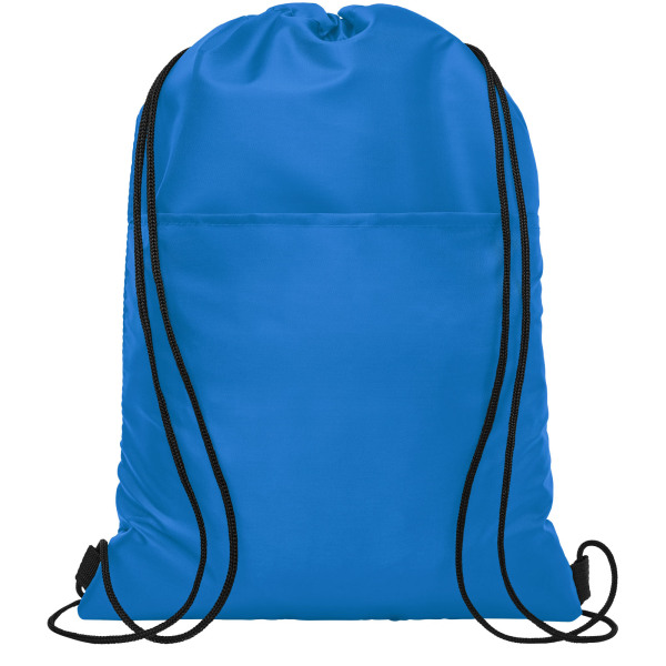 Oriole 12-can drawstring cooler bag 5L - Process blue