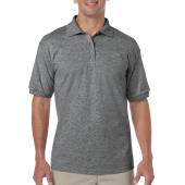 DryBlend Adult Jersey Polo - Graphite Heather - S