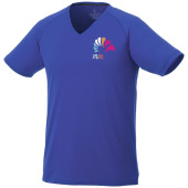 Amery cool fit V-hals heren t-shirt met korte mouwen - Blauw - S