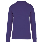 Ecologische sweater met ronde hals Deep Purple 4XL