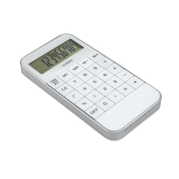 ABS rekenmachine 10 cijferig display in Iphone 5 stijl