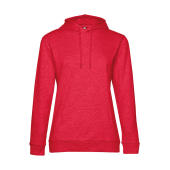 #Hoodie /women French Terry - Heather Red - M