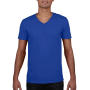 Gildan Mens Softstyle® V-Neck T-Shirt - Royal - 2XL