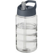 H2O Active® Bop 500 ml sportfles met tuitdeksel - Transparant/Storm grey