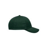 MB6223 6 Panel Heavy Brushed Cap donkergroen one size