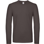 #E150 Men's T-shirt long sleeve Bear Brown 3XL