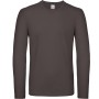 #E150 Men's T-shirt long sleeve Bear Brown 3XL