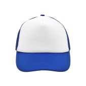 MB070 5 Panel Polyester Mesh Cap wit/royal one size