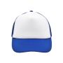 MB070 5 Panel Polyester Mesh Cap wit/royal one size
