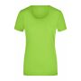 Ladies' Stretch Round-T - lime-green - S