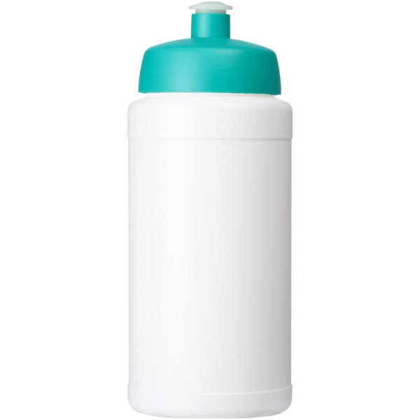 Baseline® Plus 500 ml bottle with sports lid - White/Aqua